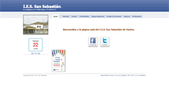 Desktop Screenshot of iessansebastian.com