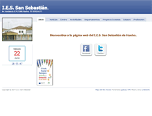 Tablet Screenshot of iessansebastian.com